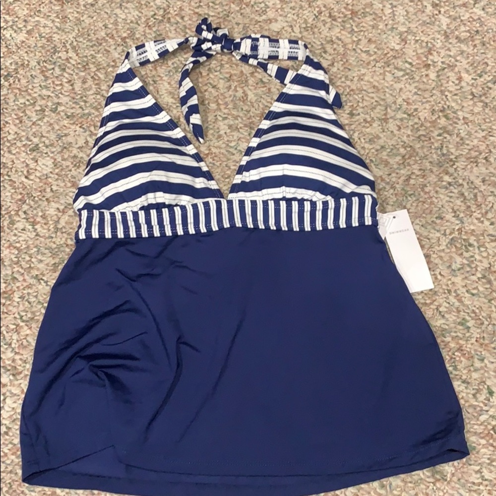 liz claiborne tankini swimsuit top